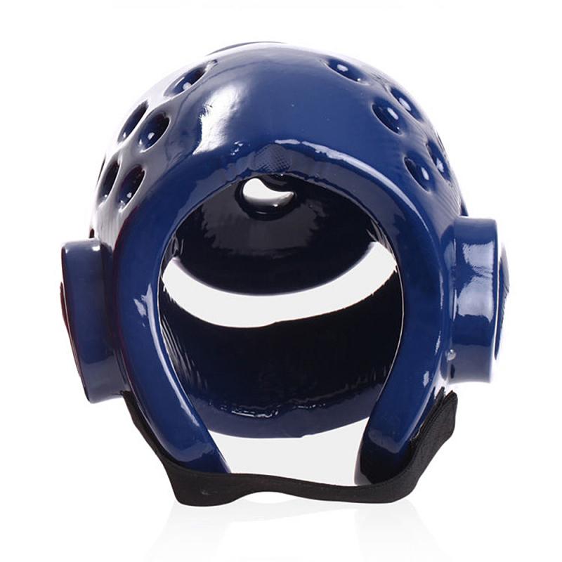Taekwondo Kickboksen Helm Karate Kickboxing Sanda Masker Mma Boksen Kickboksen Hoofdbeschermer Protector Helm Lage Verkoop: blue / M