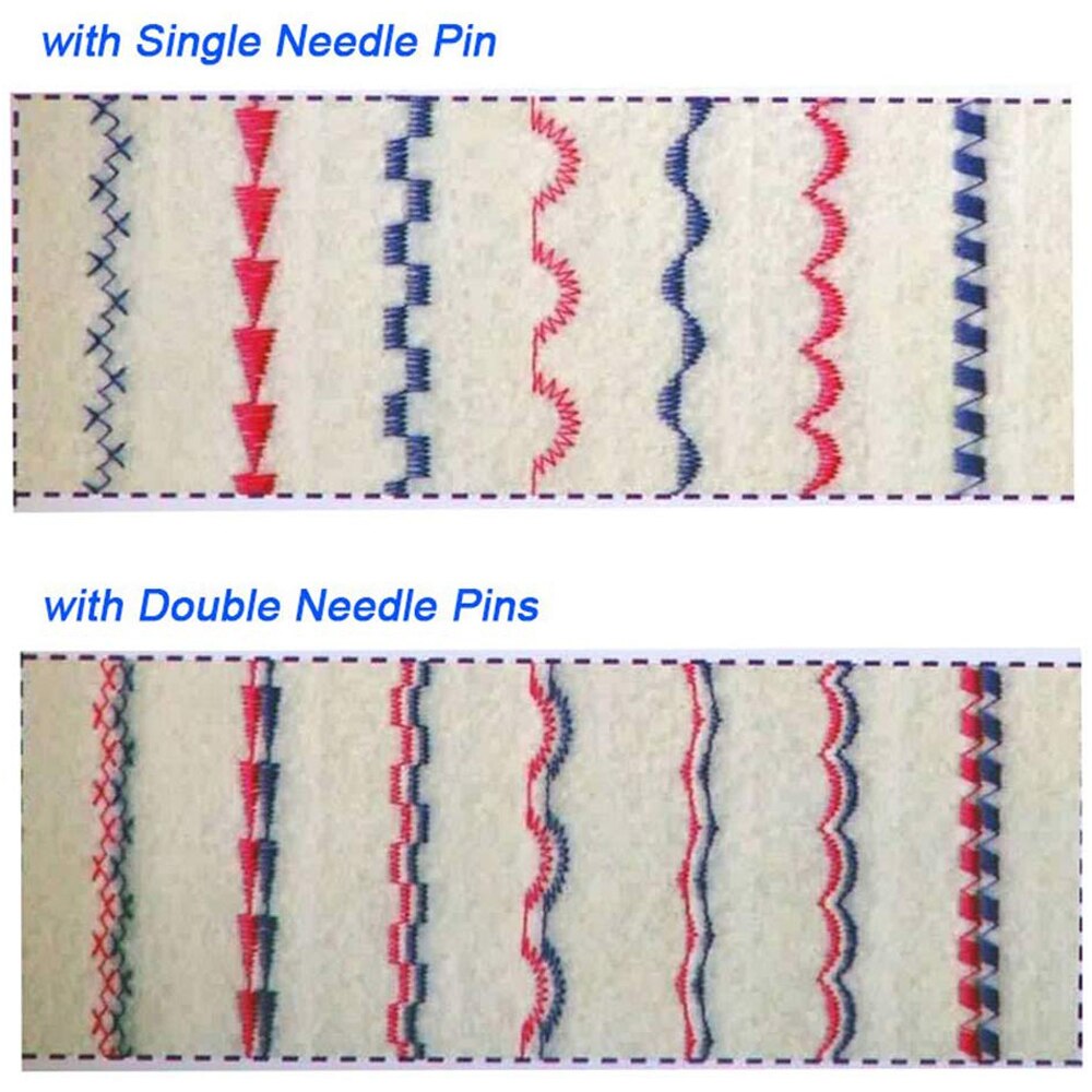 3 Pcs/Set Double Sewing Machine Needles Clothing Decor Hem Stitching Craft Needlework Sewing Tool 2/90 3/90 4/90