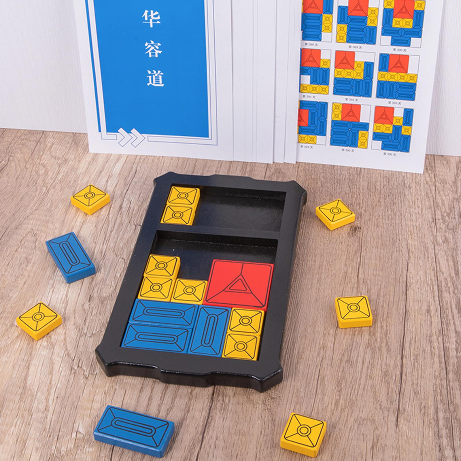 Huarong Road Schuifpuzzel Spel Brain Teaser Interactieve Zintuiglijke Magnetische Voor Auto