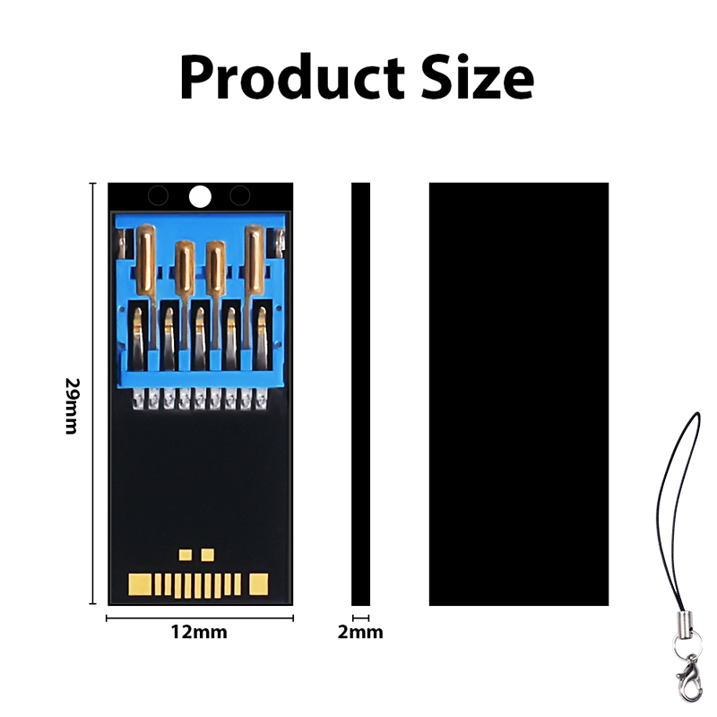 Pen Drive 128 GB Czarny Ultra cienki pendrive USB 3.0 o dużej pojemności 64 GB Lekki i wodoodporny o dużej stabilności: WHITE / 128 gb
