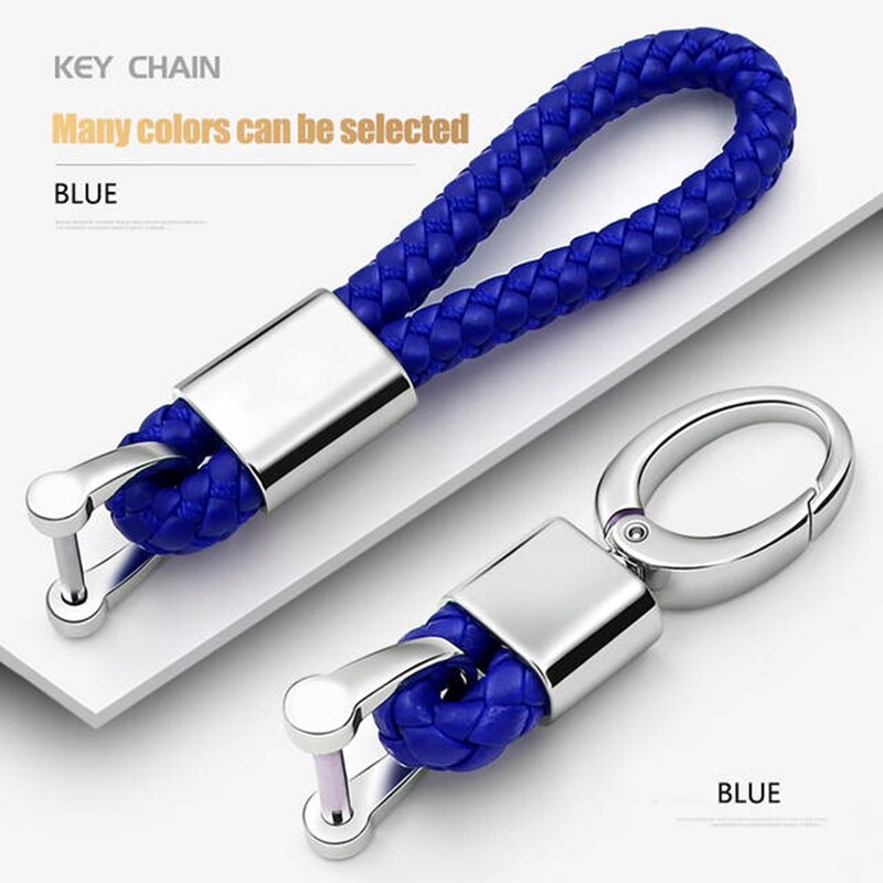 Car Keychain Keyring Braided Rope Key Chain Pendant for Toyota womenm men's business waist auto accessories 4s shop