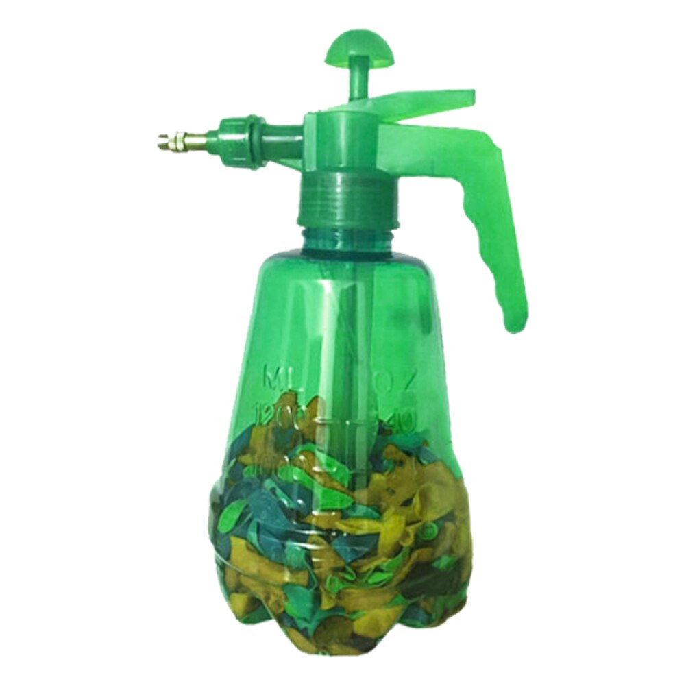 Blauw Kinderen Innovatieve Water Ballon Draagbare Vullen Station 3 In 1 Pomp Spray Fles Handleiding Water Inflatie Bal Speelgoed ballo