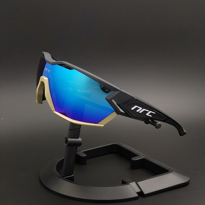 NRC gafas de ciclismo hombres mujer deportes al aire libre gafas ciclismo bicicleta de montaña gafas de bicicleta de carretera de photochromism: 08 / Blue photochromic-3