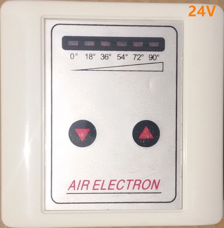 DF-A-I AC220V/DC24V/AC24V 20Nm 45s air damper actuator Ajustable air damper drive angle control for ventilation pipe valve: Switch 24V