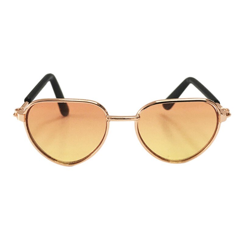 Katze Kleine Hund Spielzeug Auge-Sonnenbrille Tragen Fotos Requisiten Haustier Katze Gläser Hund Brille Stroh Hütte einstellen Haustier Katze zubehör: 13