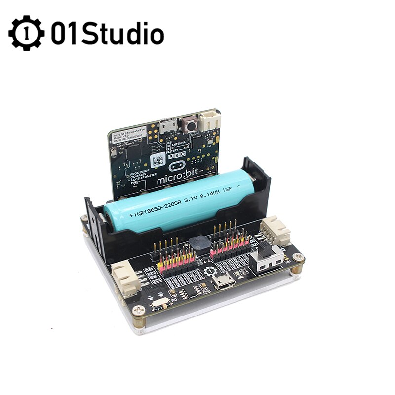 01Studio SuperBit Base Board MicroBit Micro:bit Expanding Board Programming with Blocks