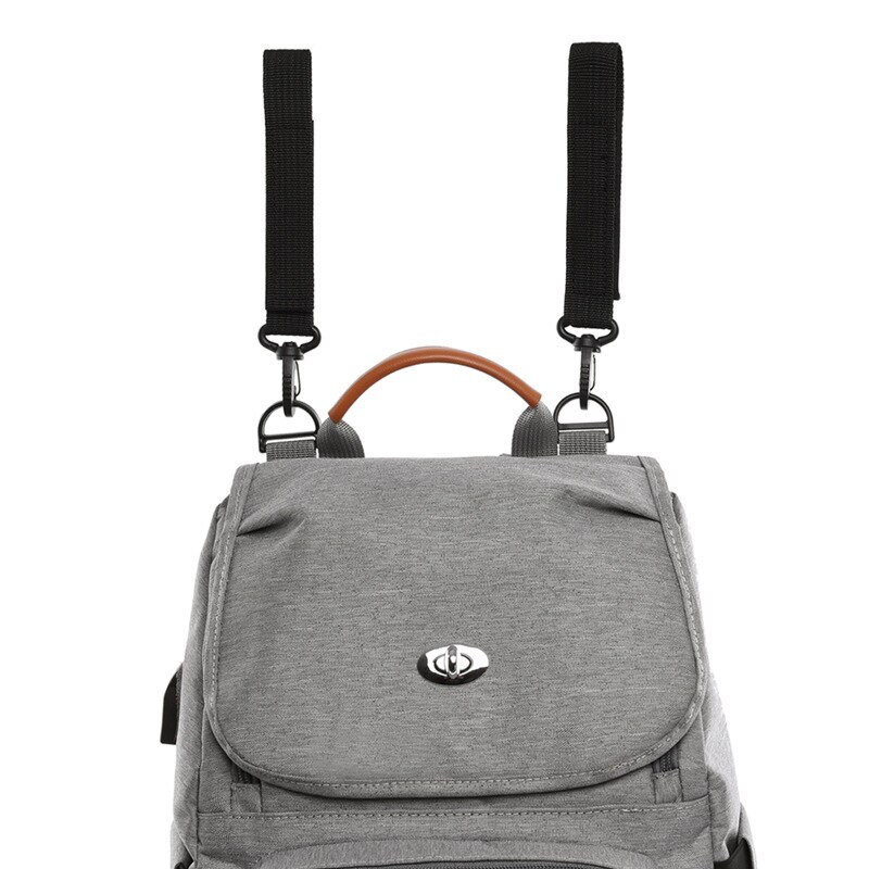 Conjunto de 2 mochilas para mamás, mochila de maternidad, bolsas de pañales de gran capacidad para el cuidado del bebé, resistentes al agua