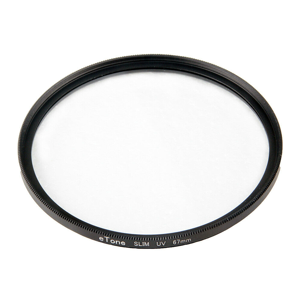 Filtro uv etone ultra fino com 67mm, filtro para nikon 18-105mm, 18-140mm, f/3.5-5.6g ed vr