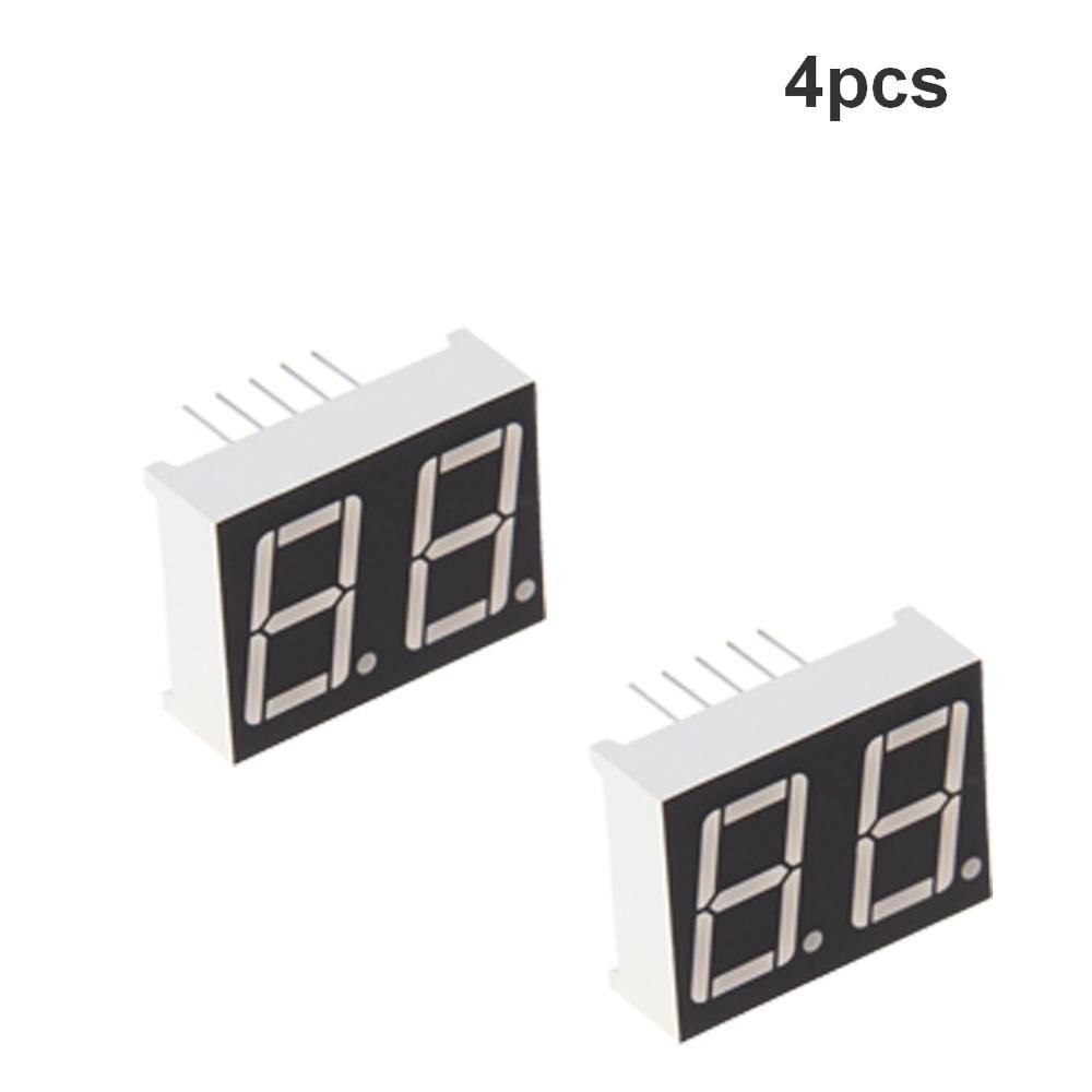 2 ~ 20 st gemensam katod / anod led display 2 bitars digitalt rör 10 stift 7 segment 2v 20ma röd/grön led segment displayer: 5621ah x4 st