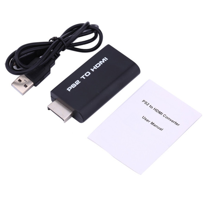 HDV-G300 PS2 do HDMI 480i/480p/576i audio wideo przetwornik adapter z 3.5mm audio wyjście obsługuje Wszystko PS2 wyświetlacz tryby