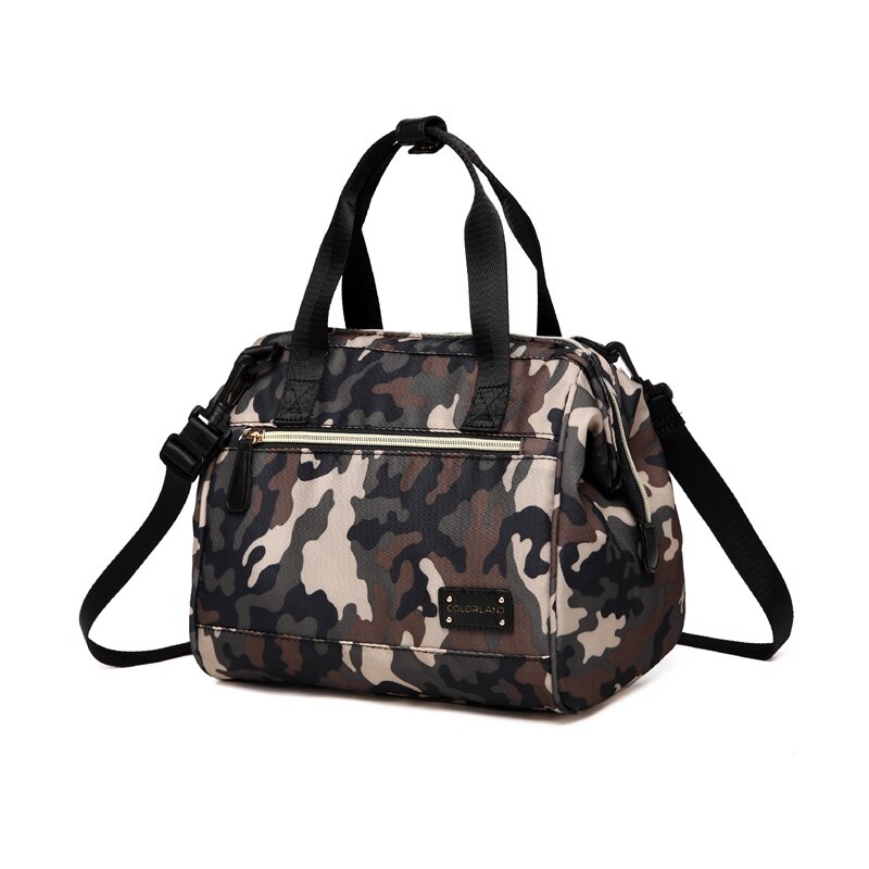Bolsas de almacenamiento térmico para comida de bebé, bolsa de almuerzo, aislante térmico, multifuncional, instantánea, para lactancia, paquete de hielo: camouflage