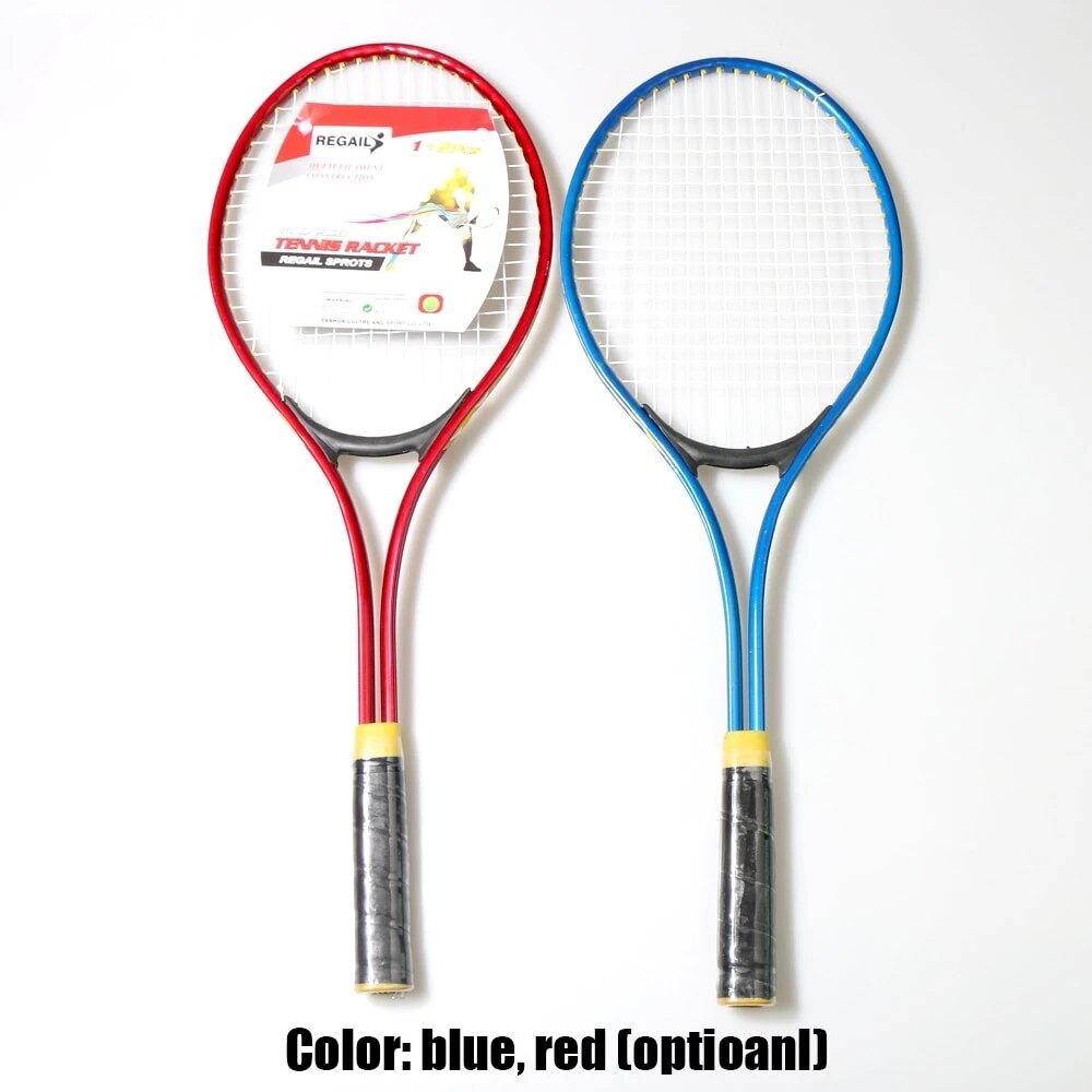 Professionele Carbon Tennis Training Racket Voor Jong Volwassenen Geavanceerde Rackets Absorptie Handvat Met Training Bal