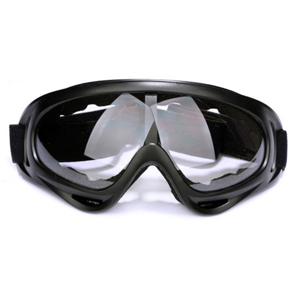 Ski snowboard bril  uv400 bescherming anti-condens wintersportbril motorbril berg skiën mannen vrouwen masker bril: Transparant