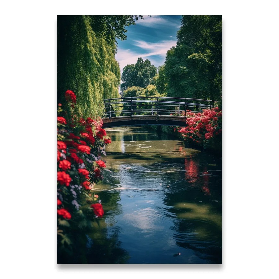 Dekoration billeder værelse vægdekoration helbredende plakater til vægkunst lærred maleri natur landskab smuk natur hjem: Rød / 16 x 24