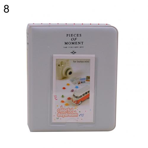 Cartoon 3 Inch 64 Zakken Fotoalbum Foto Opslag Houder Voor Fujifilm Instax Art Craft Home Decor Bruiloft Afstuderen Foto: Grey