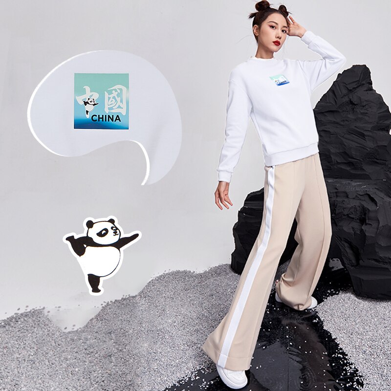 QIAODAN 2021 bluzy damskie XWD32211324: XS / White