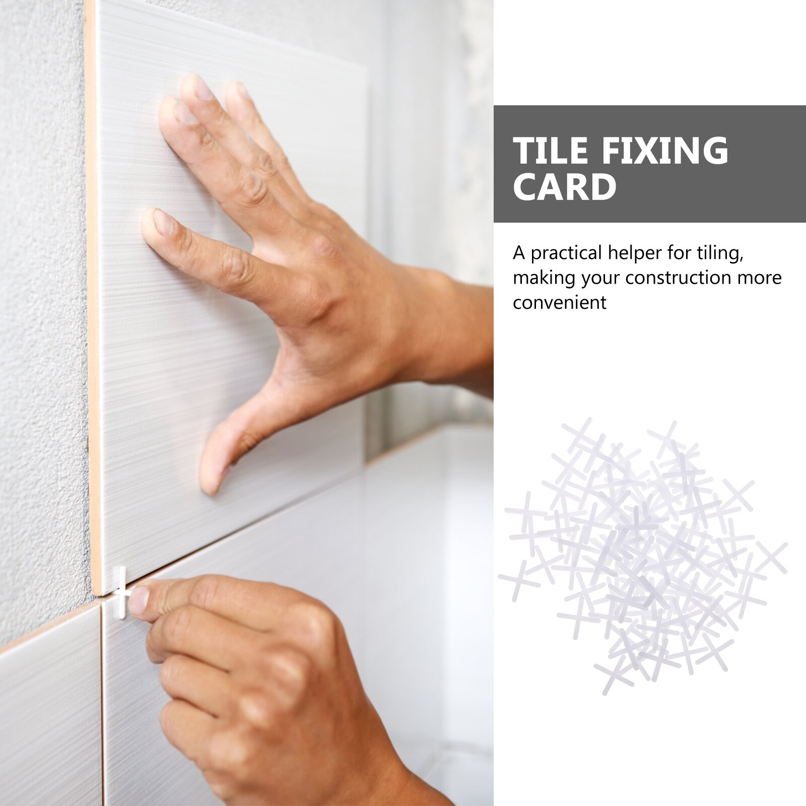 10000 Pcs Cross Tile Spacers Leveling Spacer Replaceable Ceramic Tile Levelers