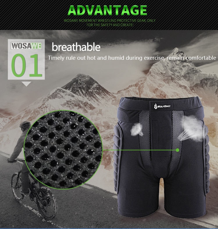 Propro motocross hoftebeskyttende shorts motorsykkel hoftepolstret beskyttelse unisex eva rullebrett snowboard ski hofte beskyttelsesutstyr