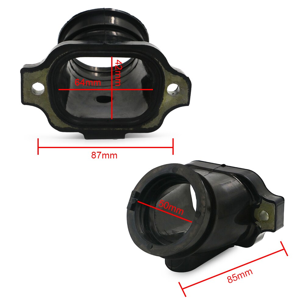 Carburetor Holder Intake Manifold Boot For Polaris Ranger Crew XP 800 RZR SW 800 RZR SW Carburetor adapter interface