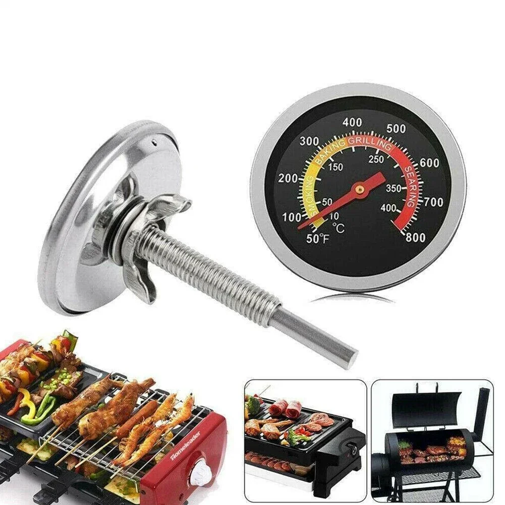 Grilltermometer ovntemperaturmåler 10 ~ 400 ℉~  /50 800 bbq-rygergrilltemperatur 6mm stænger 60 mm/2.36in grillværktøjstilbehør