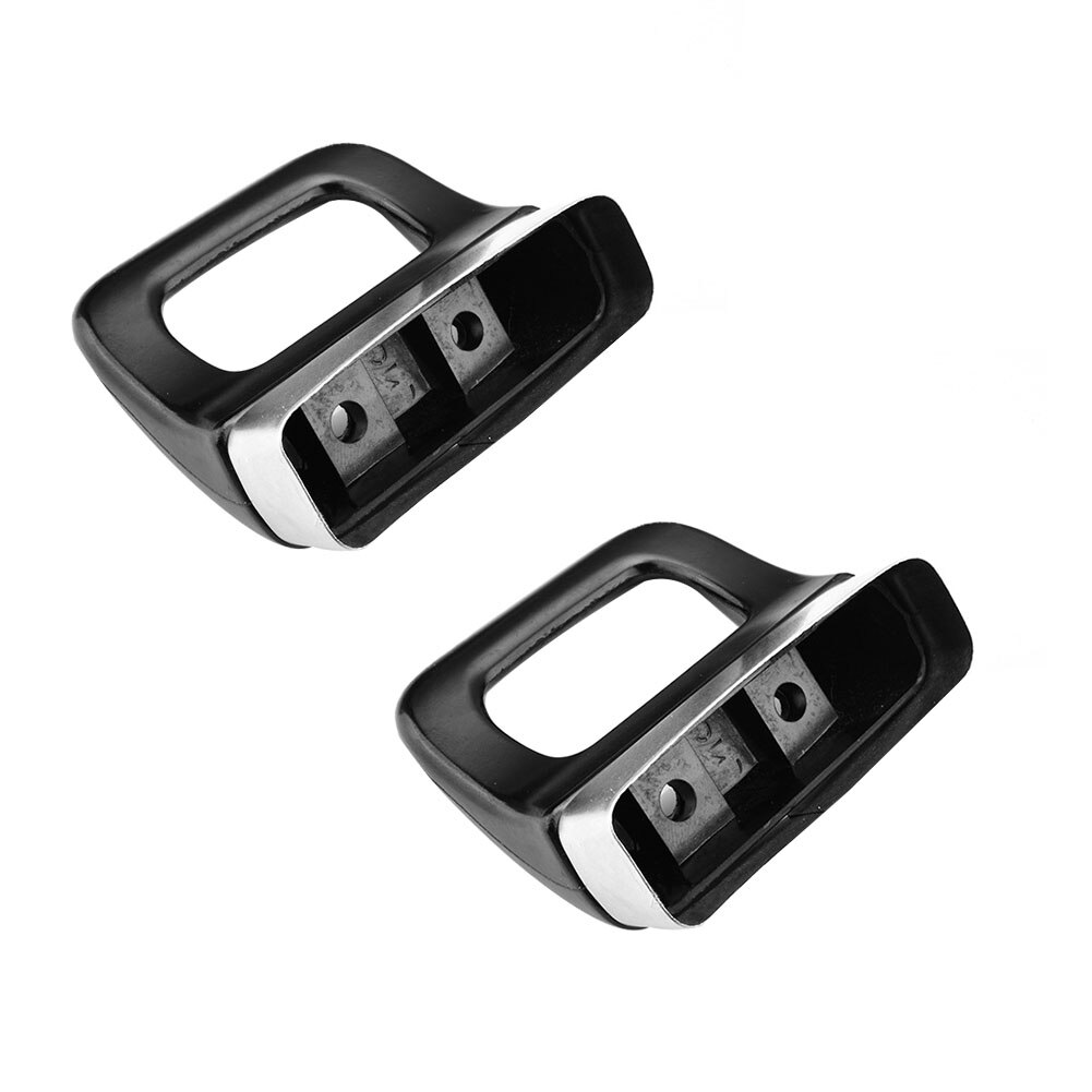 2PCS Topf Griff Pan Seite Griffe Loch Ergonomische Küche Werkzeug Haushalt Ersatz Bakelit Grip Schwarz Kurz Anti Verbrühungen
