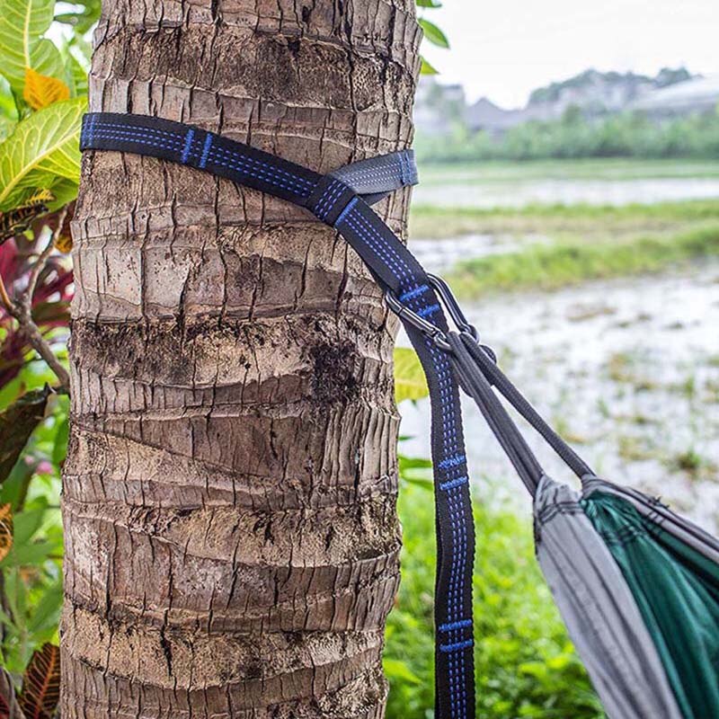 2Pcs 300cm Outdoor Tied Rope Portable Tree Hanging Adjustable Park Yoga Aerial Accessories Hammock Strap Camping Garden Hiking
