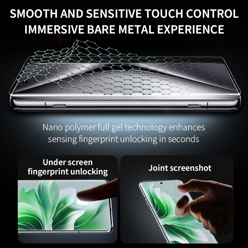 2-4Pcs Curved Hydrogel Film For Oppo Reno 11 12 Pro Screen Protectors For Oppo Reno 3 4 5 6 8T 9 10 F27 Pro Plus Protective Film