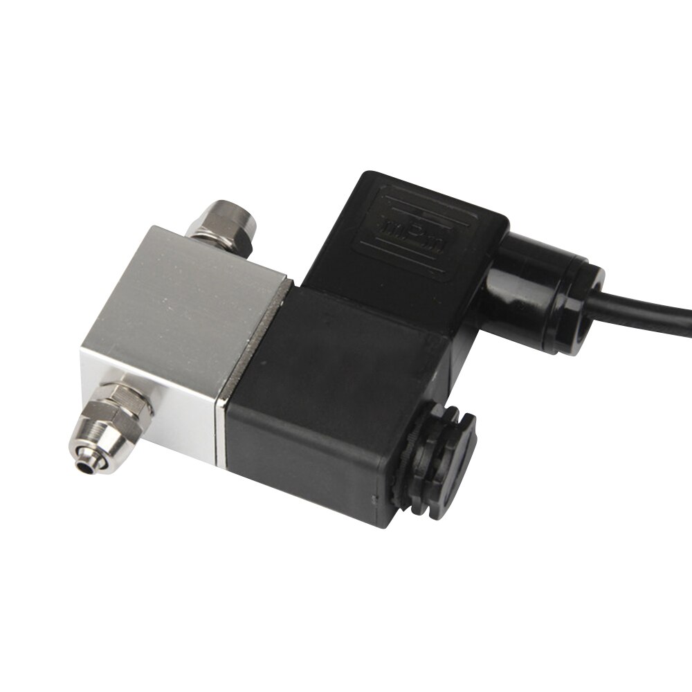 Válvula Solenoide de salida DC 12V, regulador del sistema de CO2 para acuario, válvula magnética eléctrica de baja temperatura para pecera