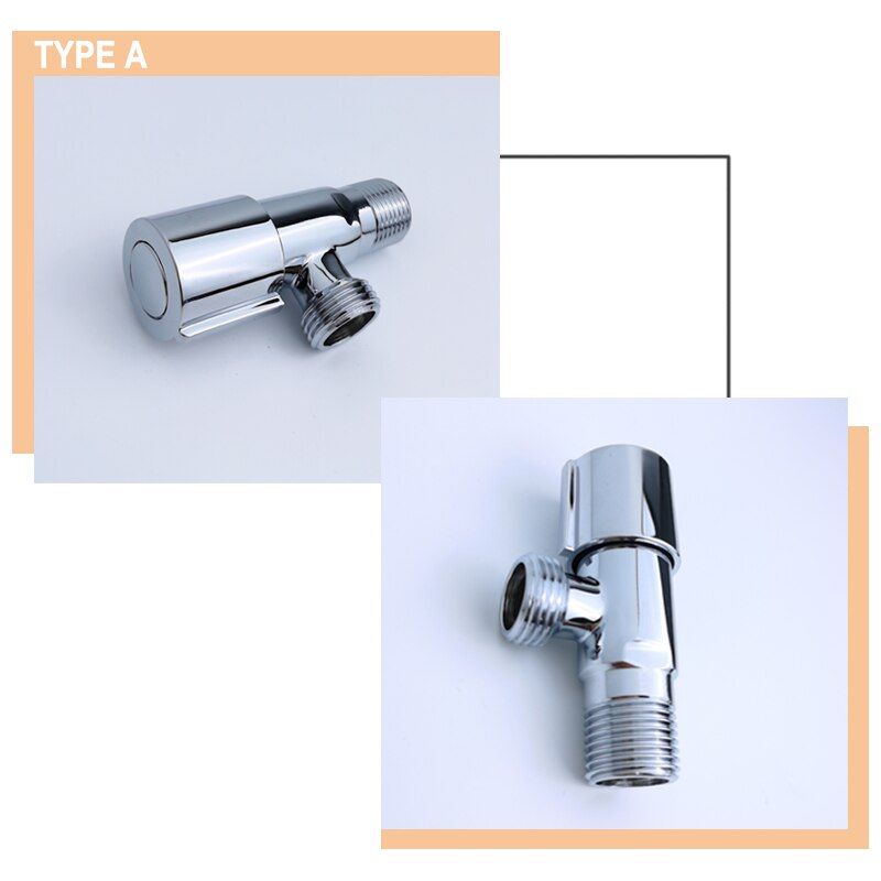 Triangle Valve Bathroom Toilet Kitchen Accessory G1/2 Brass Suqare Angle Valves