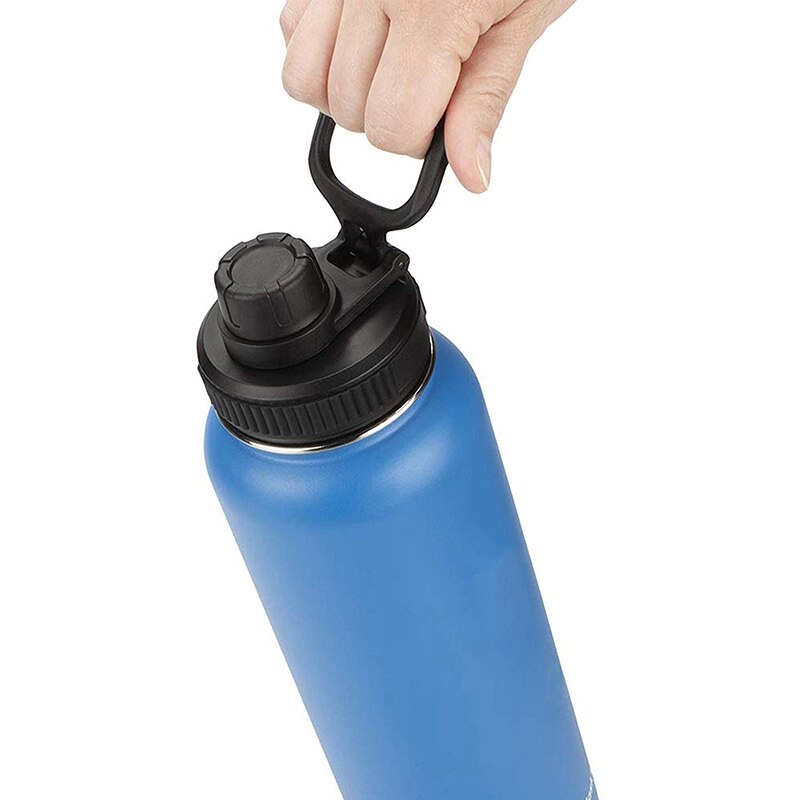 Tapa de boquilla para botella de agua deportiva Hydro Flask de boca ancha, Asa grande, fácil de llevar, Compatible con la mayoría de las boquillas anchas