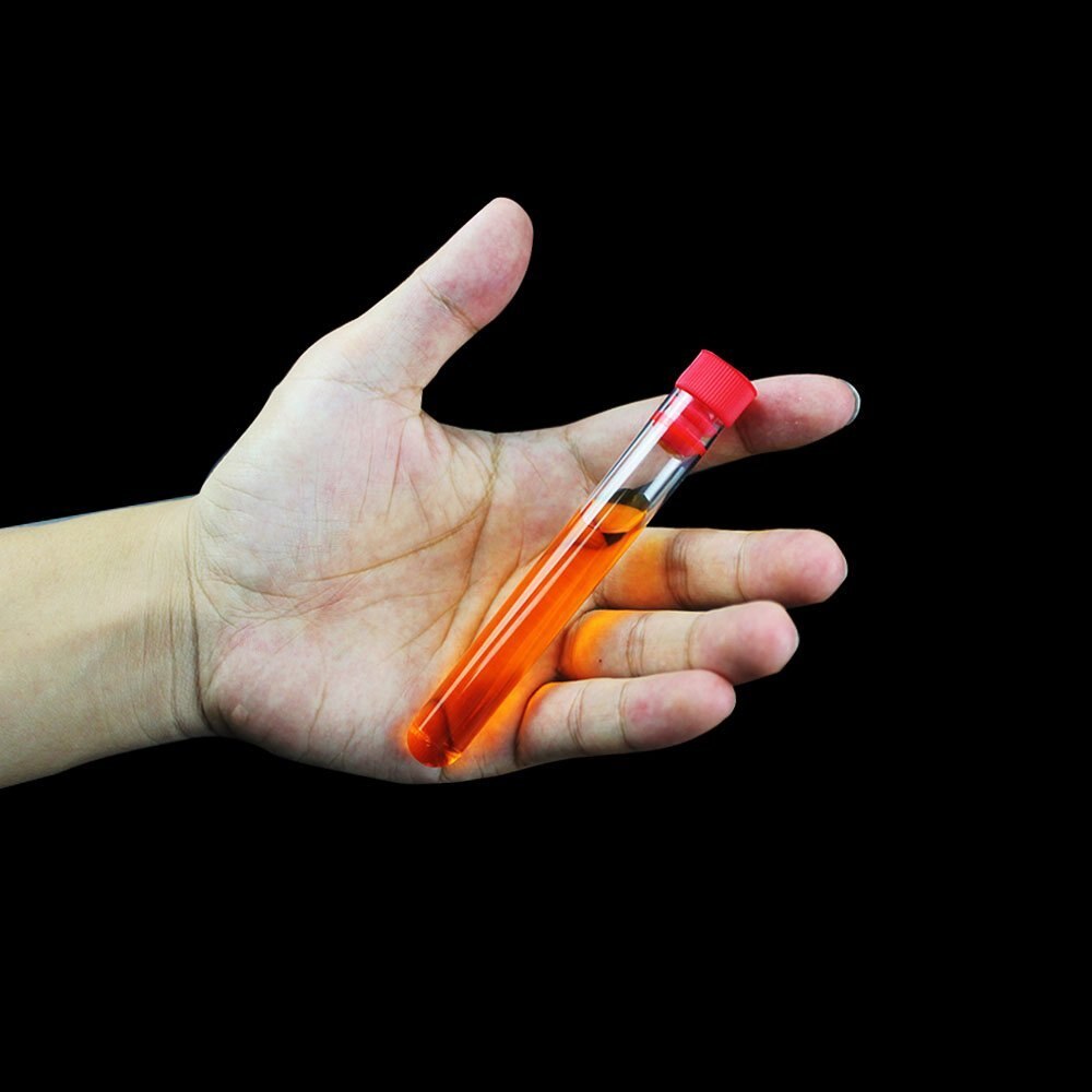 30PCS Laboratory Test Tubes Clear Plastic Test Tube with Caps 10ml Test Tube, 16*100mm