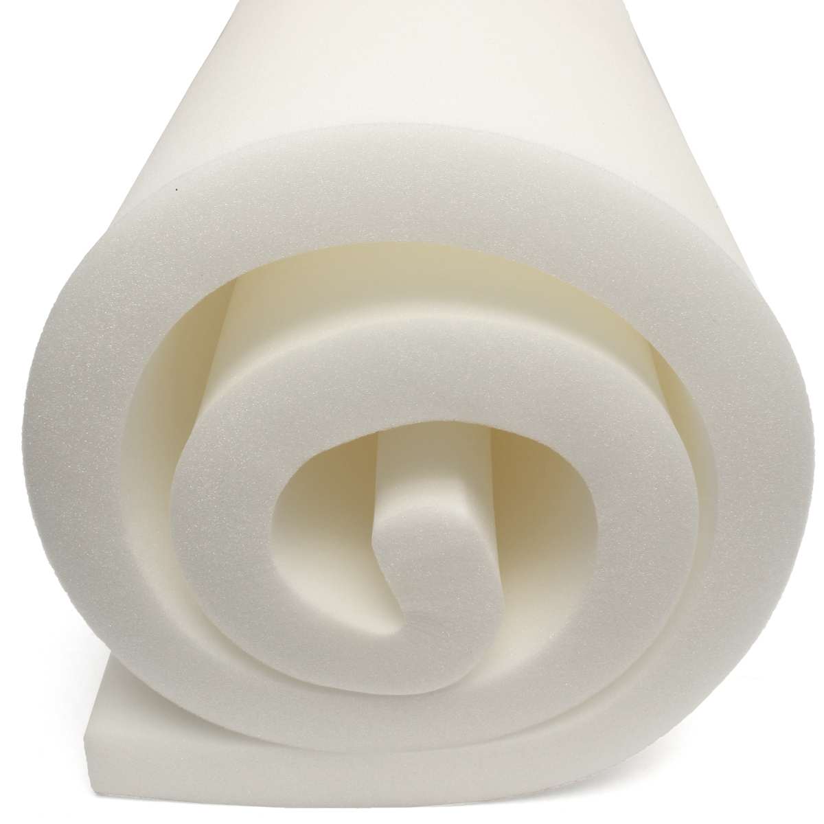 High Density Seat Foam Rubber Replacement Polyurethane Upholstery Cushion Foam Pad White Firm Foam Sheet Cushion Pads 200X60X5cm