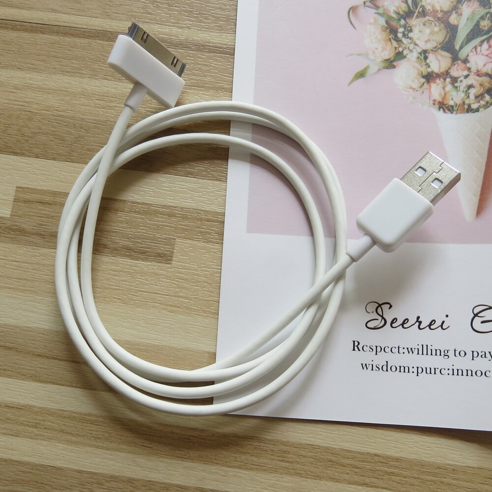 Câble USB 1m pour votre téléphone 30 broches, MP4 30 broches et pavé 30 broches