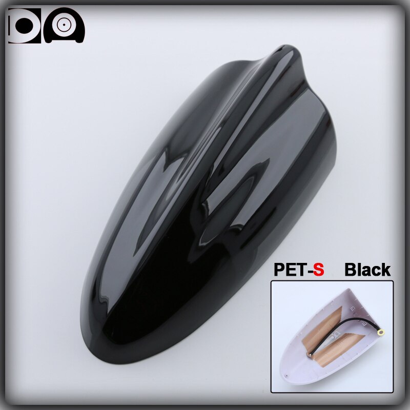 Peinture de Piano en plastique ABS, antenne d'autoradio Super shark fin, accessoires spéciaux pour Lexus CT200h, PET-S PET-L: Black PET S