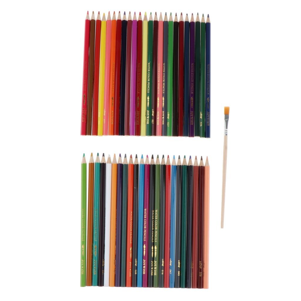 Kunstner pro akvarel blyanter sæt fuld kit vådt vand farve blyanter sæt