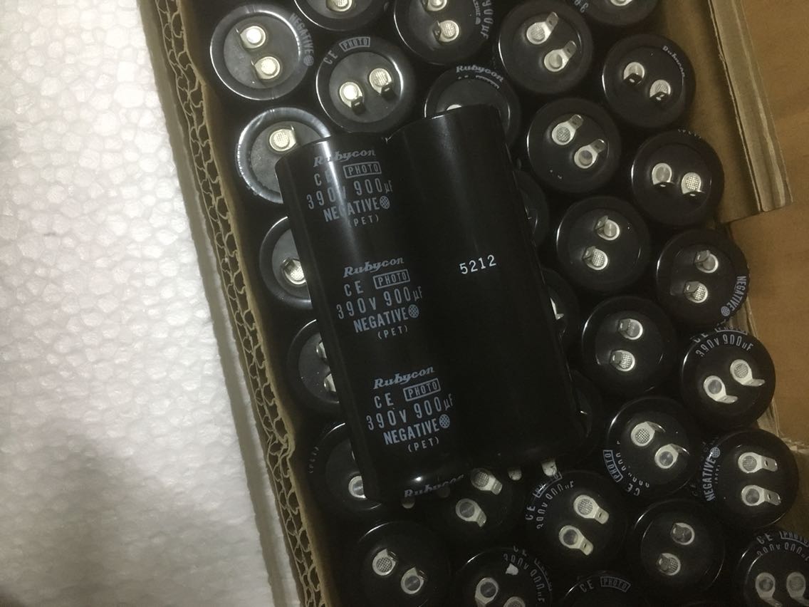 4PCS RUBYCON PHOTO-FLASH 390V900UF 25x70MM Flash Electrolytic Capacitor 900uF/390V 390v 900uf