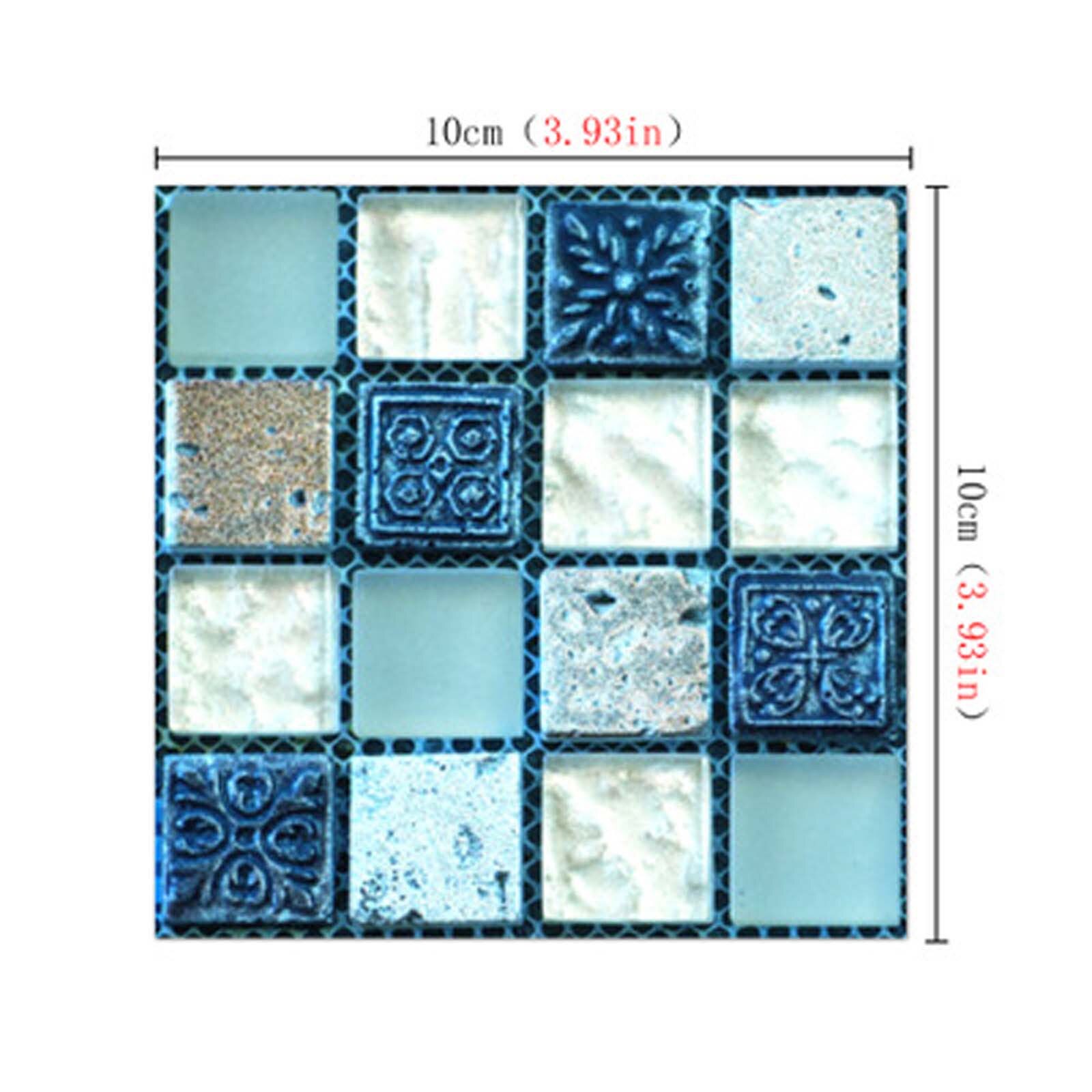 Adhesivos para baldosas 3D, adhesivos de pared para cocina y baño, decoración de respaldo, Adhesivo de pared de casa, 25 #20 Uds.