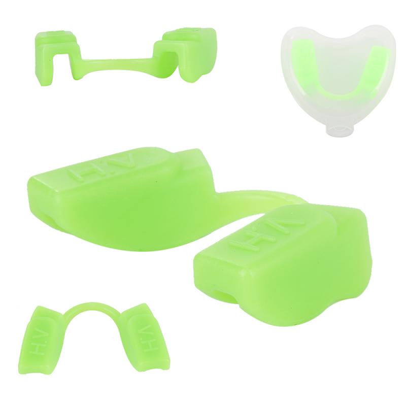 Mouth Guard Tanden Protector Kook Bite Gum Shield Alle Sport Boksen Voetbal Rugby Hockey Sport Veiligheid Mond Guard Accessoires: Green