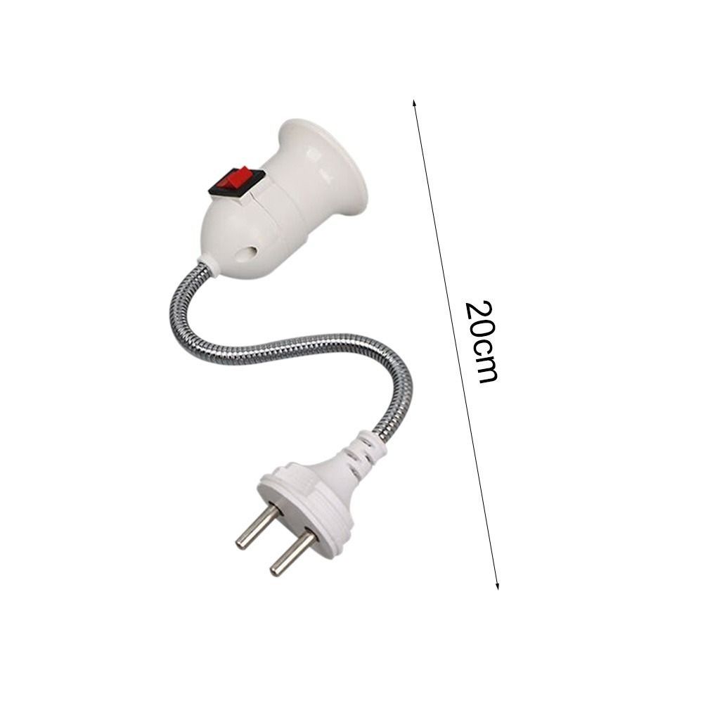 E27- fatning pærefatning lysfatning med afbryder eu us uk stik lampefatning energibesparende led bordlampe led-sokkel lampesokkel