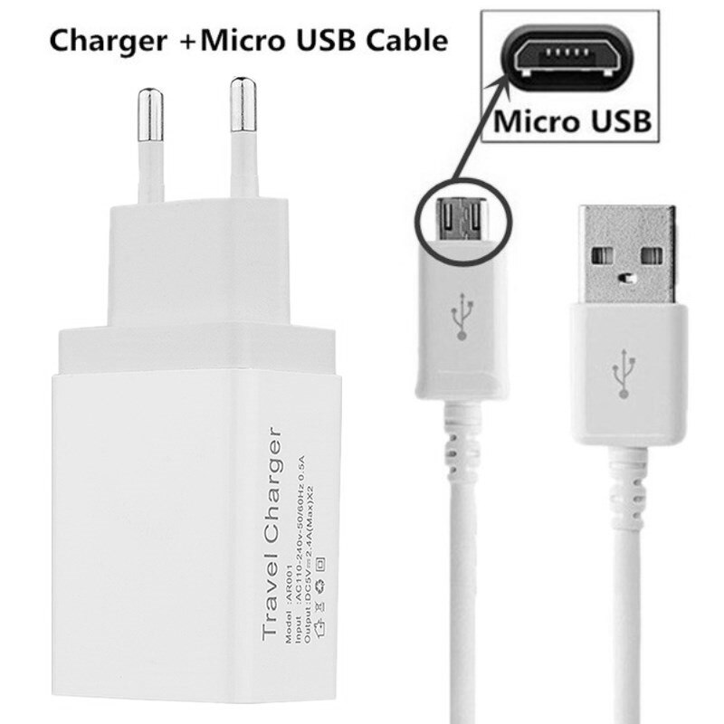 5V 2A Fast Micro USB charging cable For LG V30 G7 Thinq Q51 Q7 Q6 Q8 K8 K10 K30 K20 plus X Power 2 3 V20 X5 Type C phone Charger: charger-1M micro usb