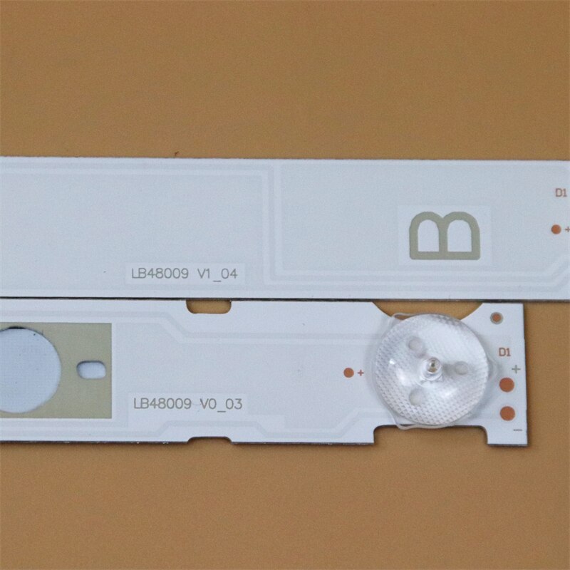 Barres de rétroéclairage LED pour SONY KDL-48W655D KDL-48WD650, LB48009 V0_03 04, Kit Matrix, lampes, bandes de lentilles