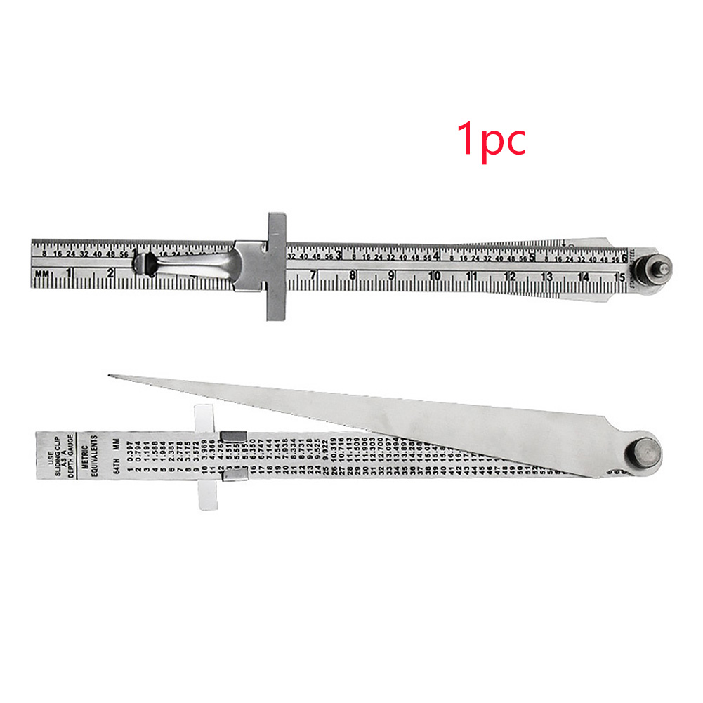 Taper House Inspection Hole Accuracy Feeler Gauge Tapered Ruler Depth Portable Stainless Steel Adjustable Measuring Tool