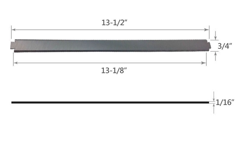 FOXBC 13 Inch Planer Blades for Ryobi AP1301 Ridgid TP13001 TP13002 TP13000 Wood Planer Knife for Woodworking - SET OF 2
