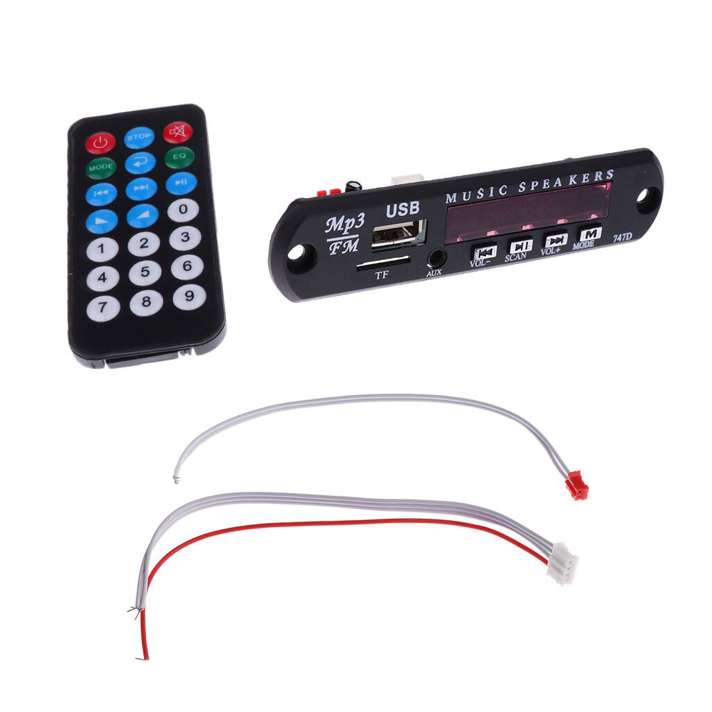 Car MP3 Decoder Audio Module 12V USB SD MMC Radio + Remote Control