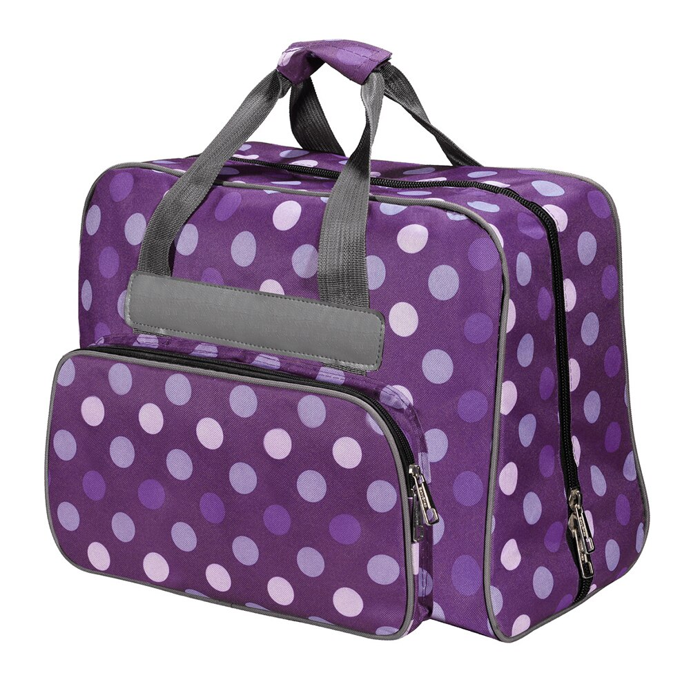 Assorted Large Capacity Home Use Multi-Functional Sewing Machine Bag Oxford Cloth Storage Bags Durable Travel Portable Tote: Purple