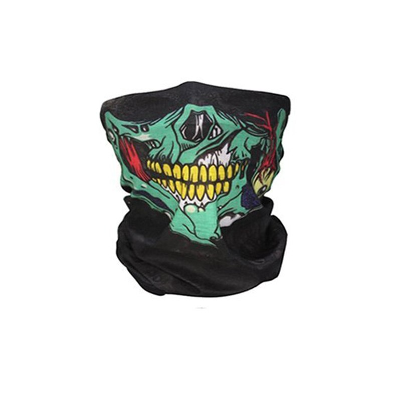 Unisex kranietryk halv ansigtsmaske vinter varmere ski sport motorcykel biker hals tørklæde maske øre varme mænd / kvinders hip hop masker: B -6