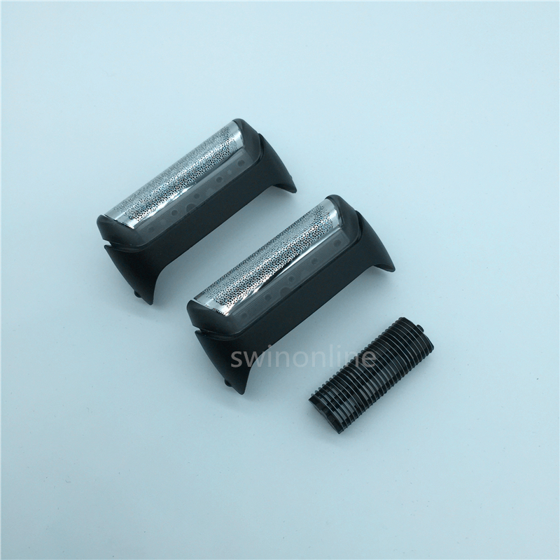 Top barbermaskine 2 10b folie +1 skær til braun 180 190 190s 2876 5728 5729 z20 z30 z40 z50 barbermaskine udskiftning af mesh gitter