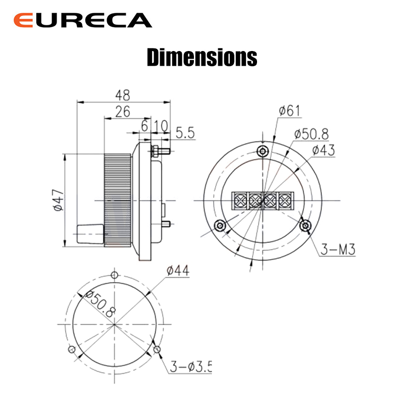 CNC Pulser Handwheel 5V 12V 24V Pulse 100PPR Manual Pulse Generator Electronic Hand Wheel Machine 60mm Rotary Encoder 4pin 6pin