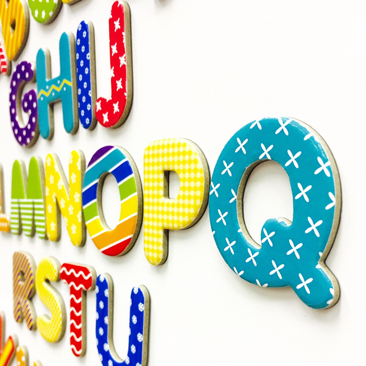 100pcs Magnetic Letter Alphabet, alphabet, capital letters uppercase and lowercase letters Box 1000 word list