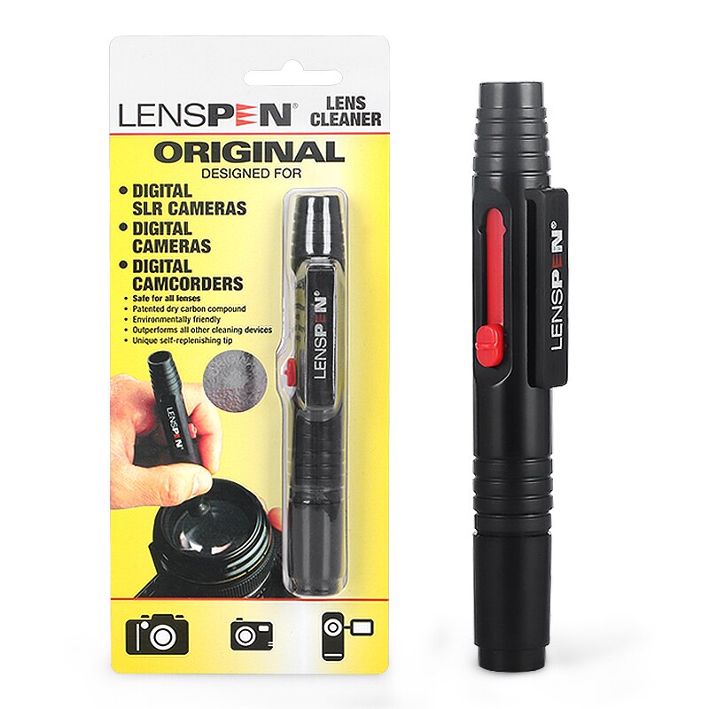 Genuine LENSPEN LP-1 Camera Lens Pen Clean Kit With Air Duster Brush CCD Cleaning Cloth Swab For Canon Camcorder VCR Slr: Default Title